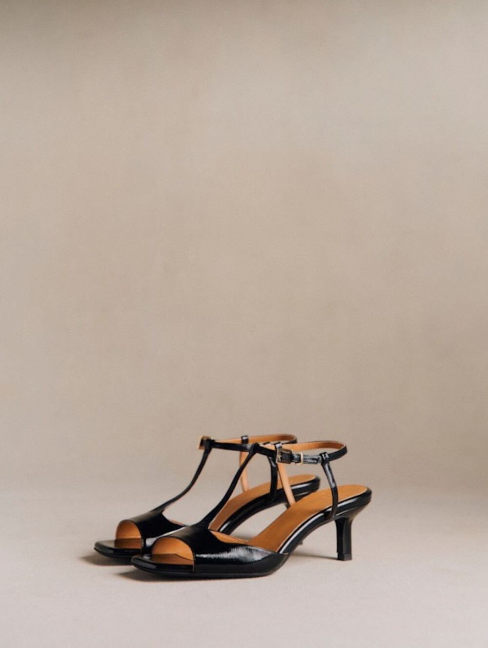 Sezane Selena Sandals in Vintage Black size 37 - Picture 3 of 13